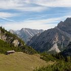 Schöne, aber anstrengende Wanderung zu den Hochalmenhütten (2114 m). Rechts...