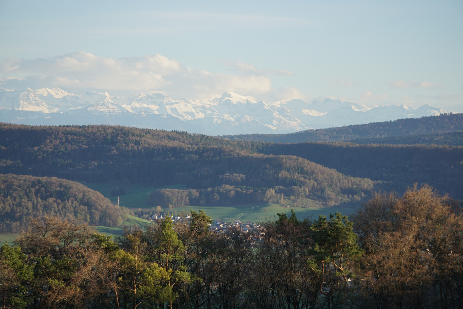 schöne Alpensicht