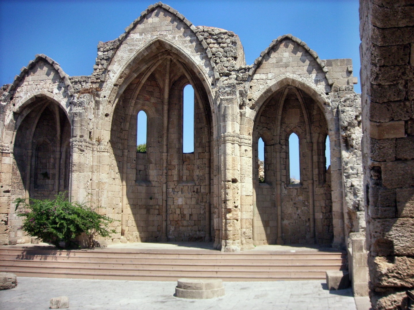 Schöne Arkaden auf Rhodos