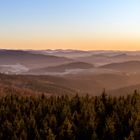 Schöne Aussicht am Abend