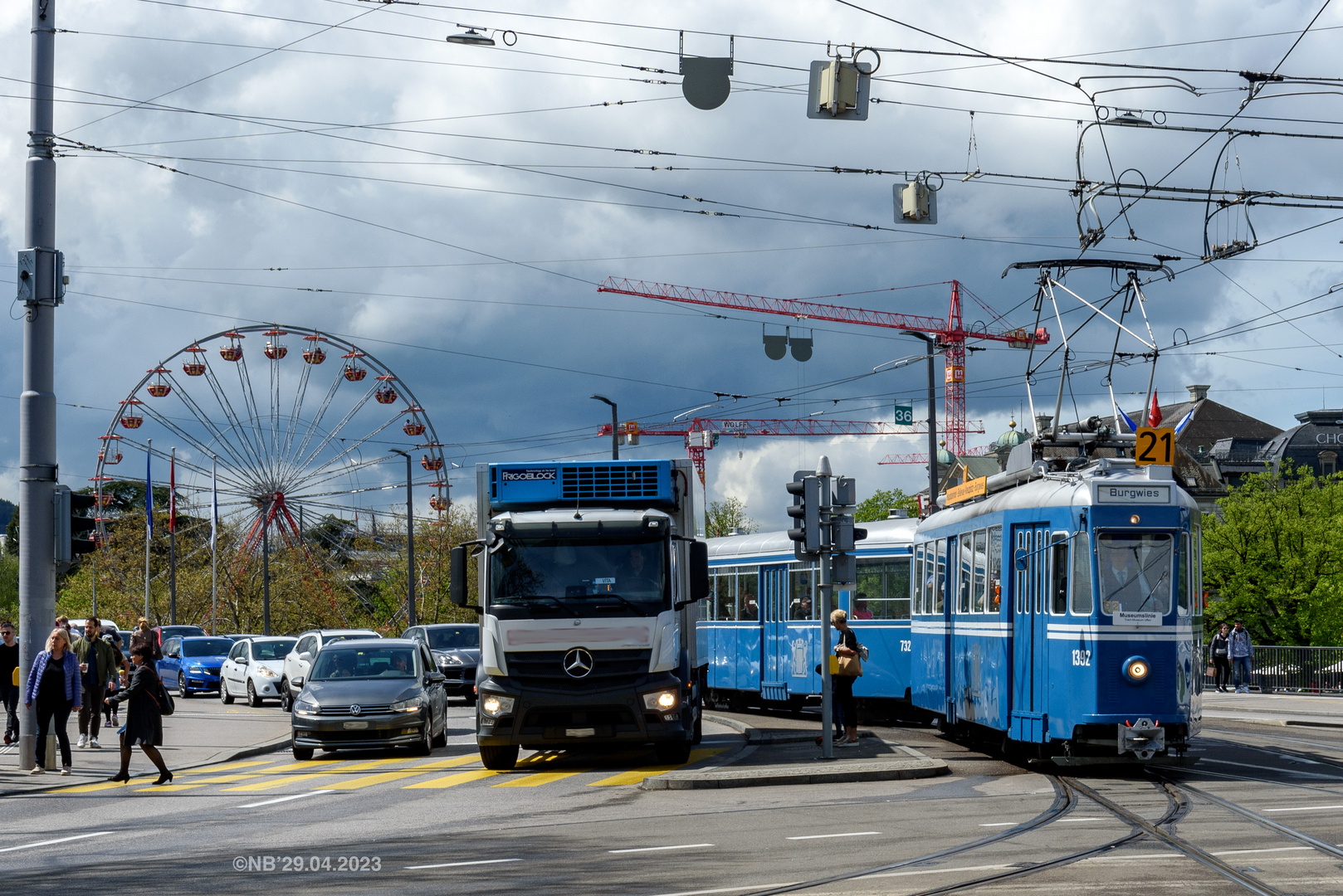 Schöne Aussicht am Bellevueplatz