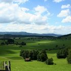 Schöne Aussicht am Fuße des Grünten