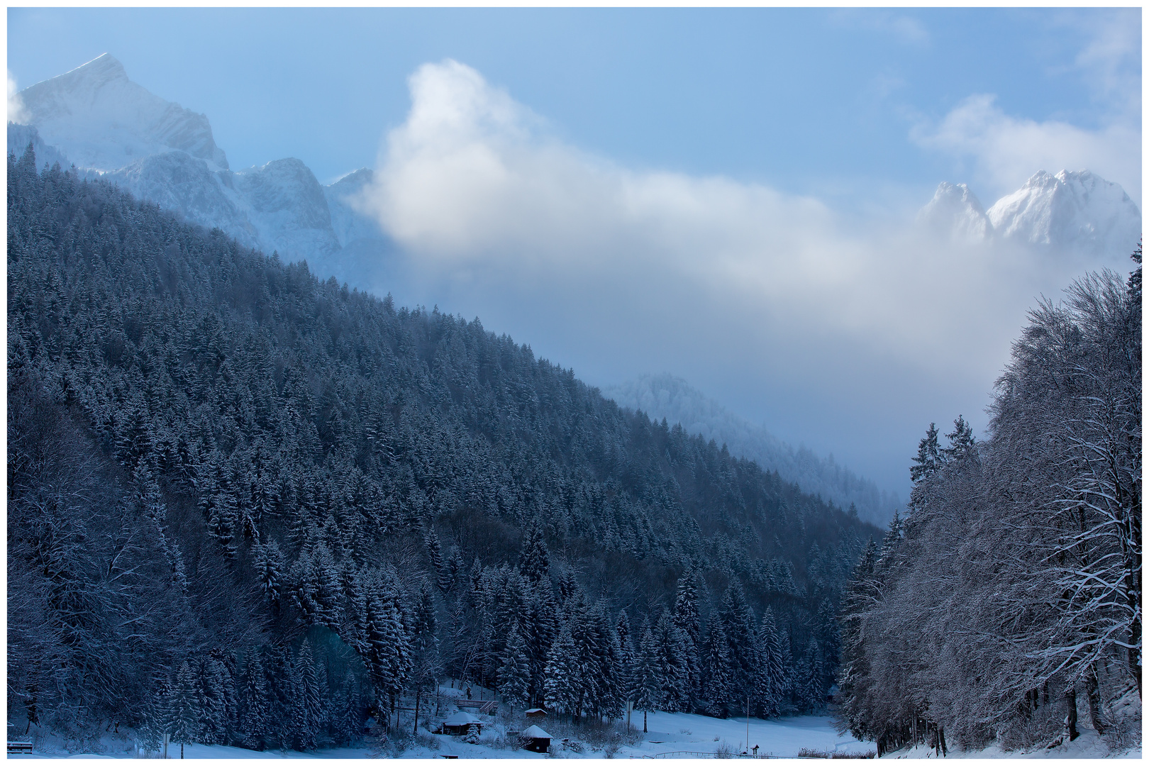 Schöne Aussicht am Riessersee