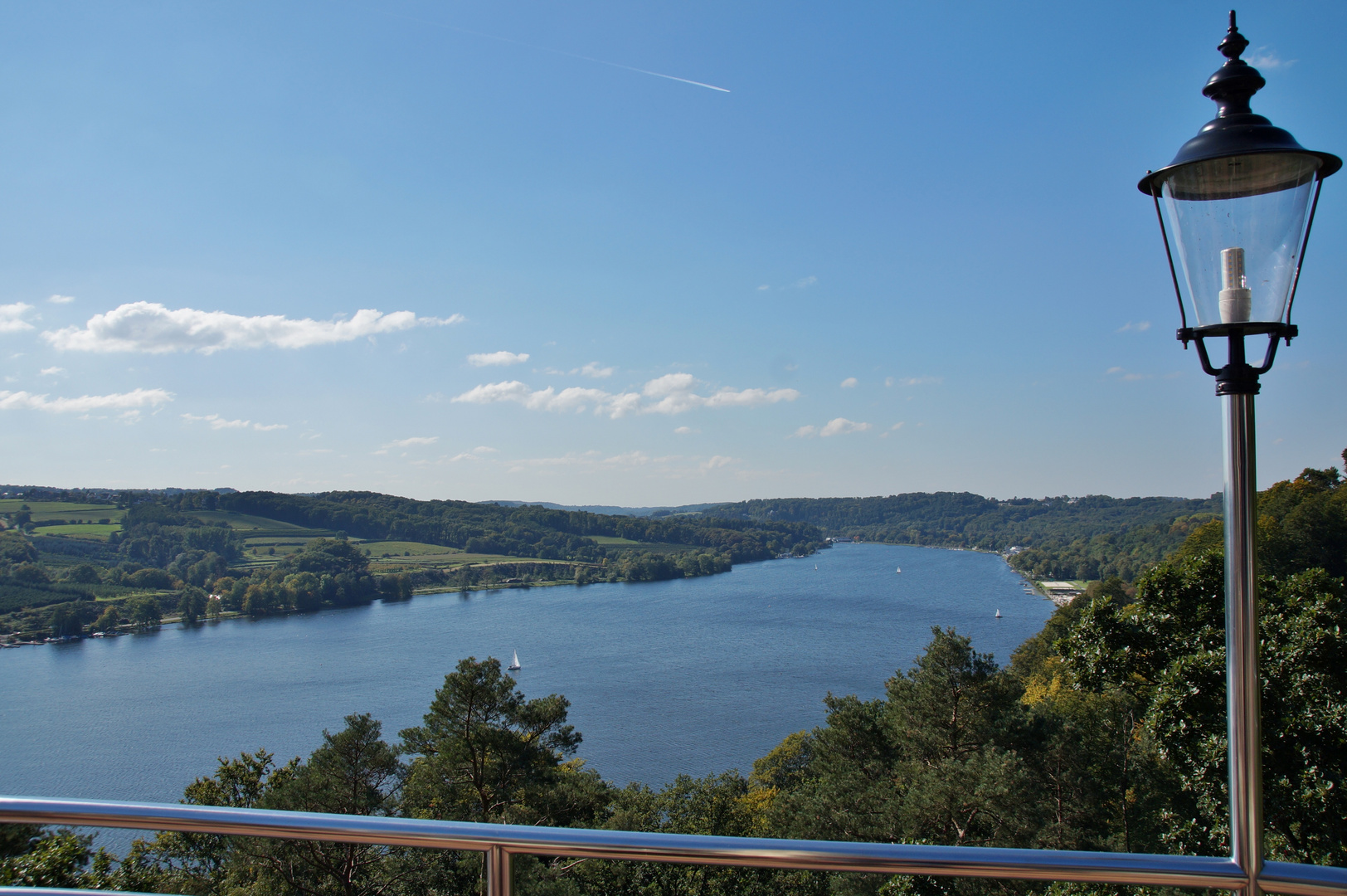 Schöne Aussicht auf den Baldeneysee, Essen