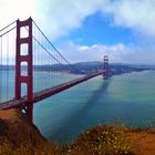 Schöne Aussicht auf die Golden Gate Bridge