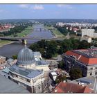 Schöne Aussicht auf Dresden