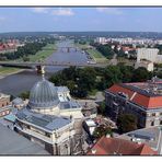 Schöne Aussicht auf Dresden