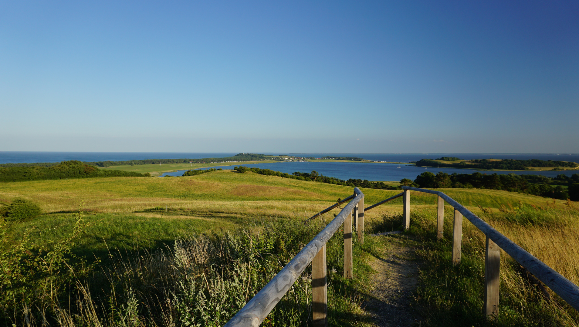 Schöne Aussicht auf Rügen