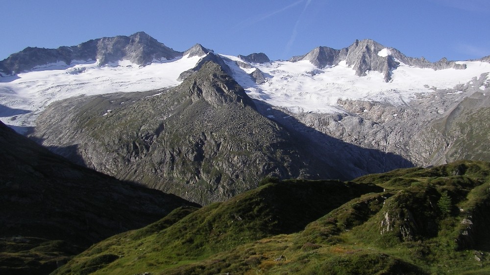 schöne Aussicht beim Aufsteig zum Schwarzsee