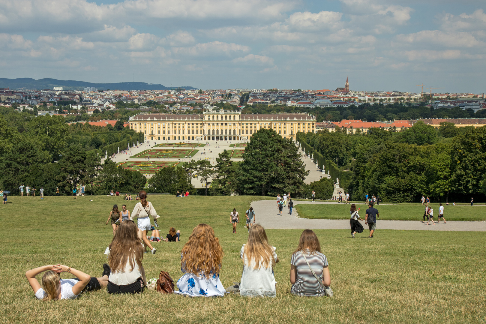 Schöne Aussicht. Schloss Schönbrunn, Wien.