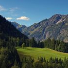 Schöne Aussicht von Gertruben zur Rautwiese