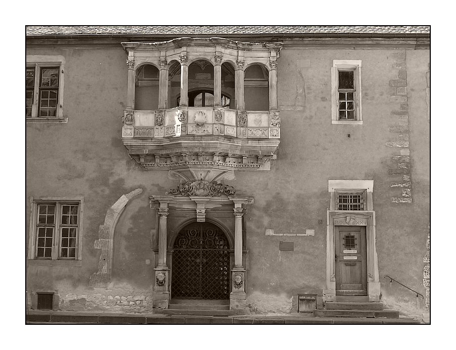 Schöne Balkone können sie schon bauen (Elsass)