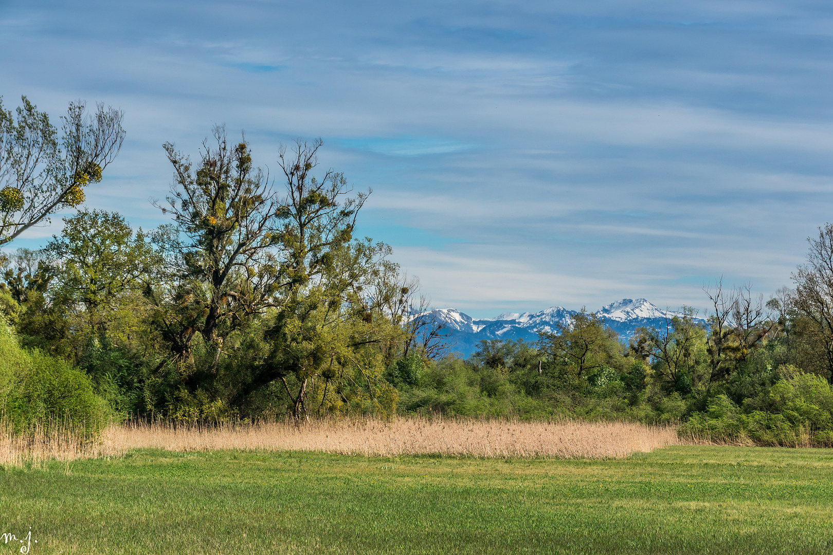 Schöne Bergsicht