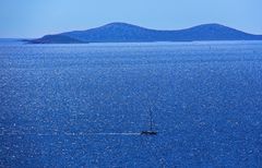 Schöne blaue Welt