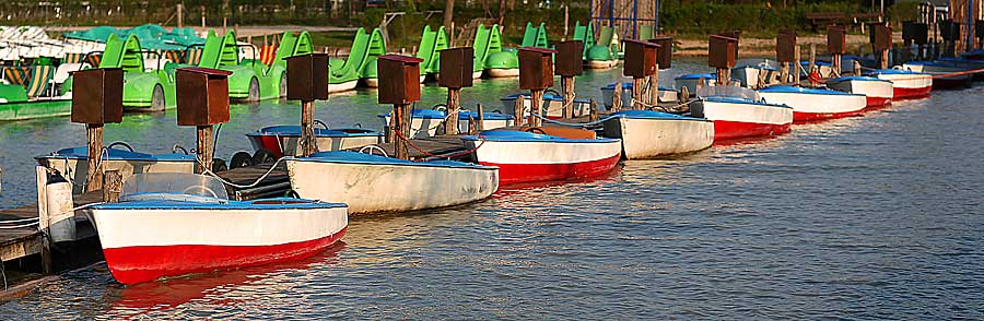 Schöne Boote bei schönem Lichte