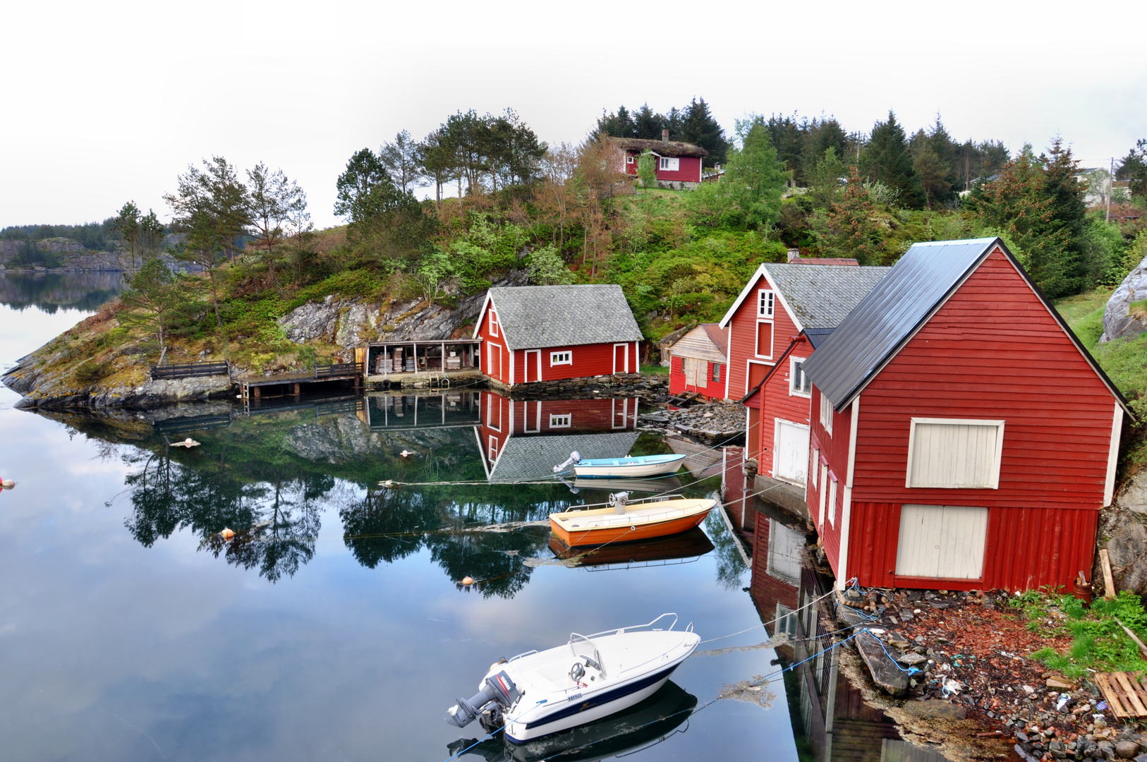 Schöne Bucht in Norwegen