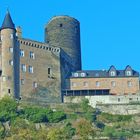 Schöne Burg am Rhein