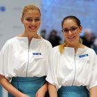 Schöne CeBIT Hostessen