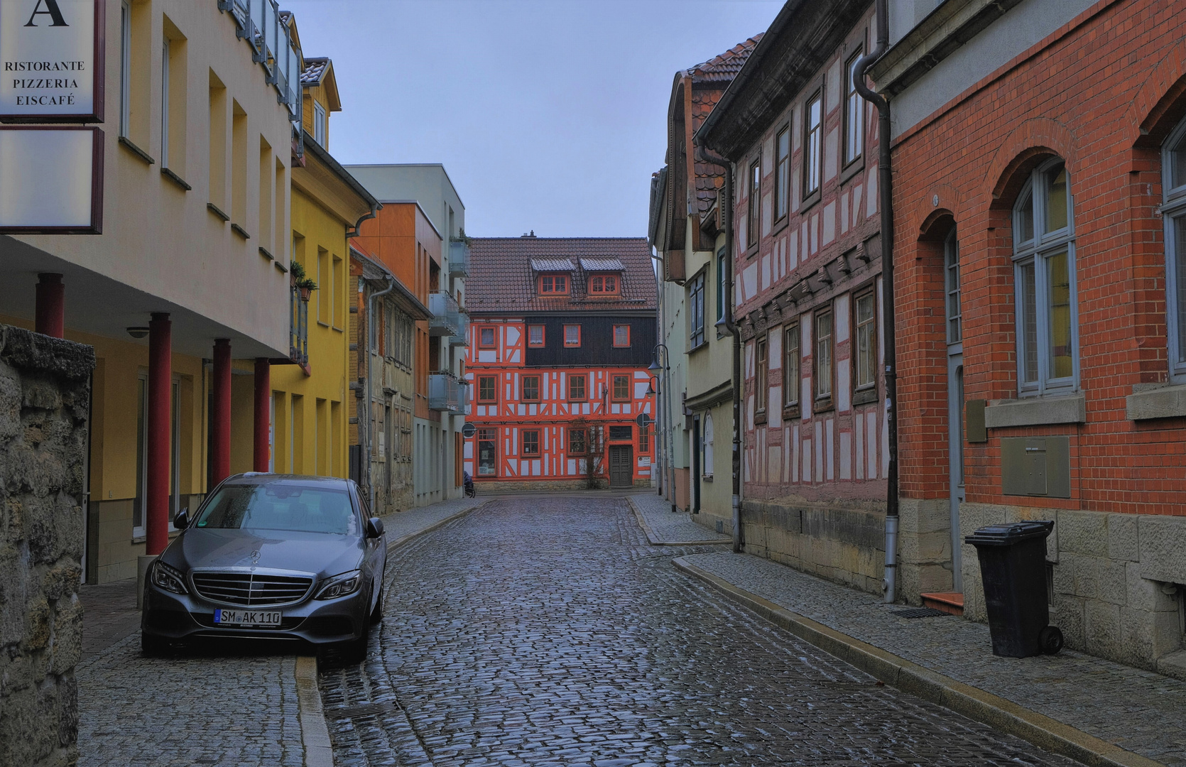 schöne Fachwerkhäuser in Meiningen