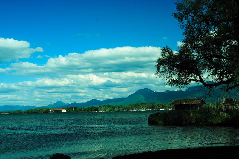 Schöne Farben am Chiemsee