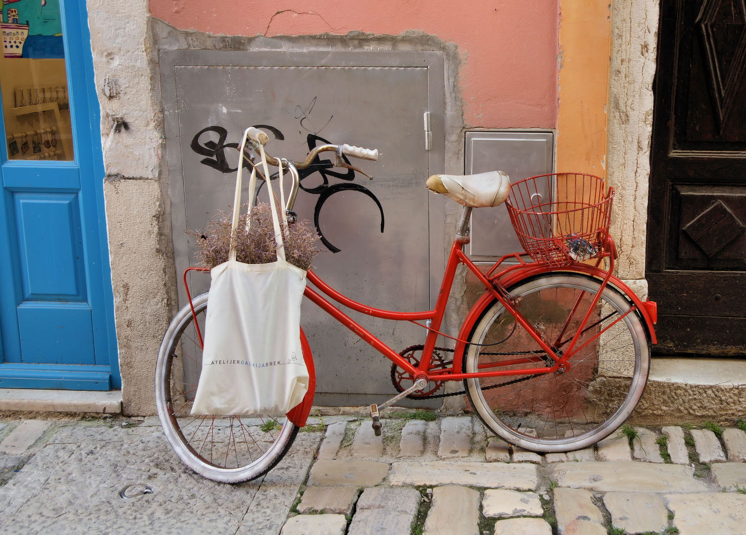 Schöne Farben in Rovinj, Kroatien