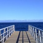 Schöne Ffo Welt Reisen, Blick auf den Atlantik, von der Ostküste Teneriffas in Richtung Gran Canaria