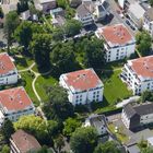 Schöne Häuser am Rhein in Bonn