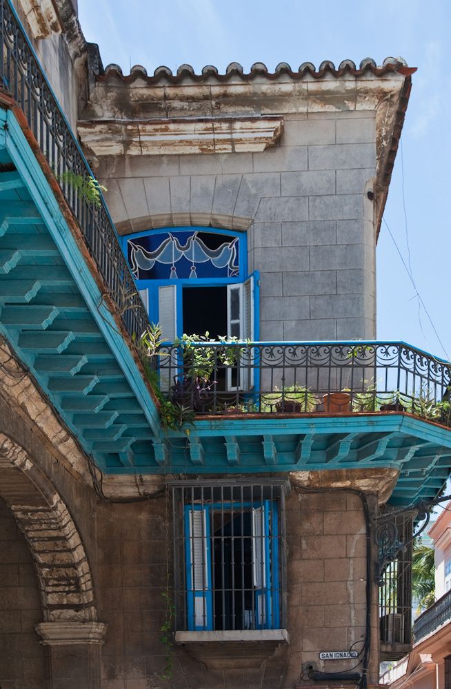 schöne Hausfassade in Havanna