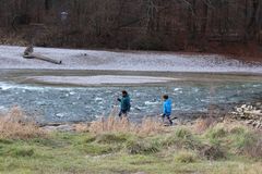 Schöne Isar im Winter