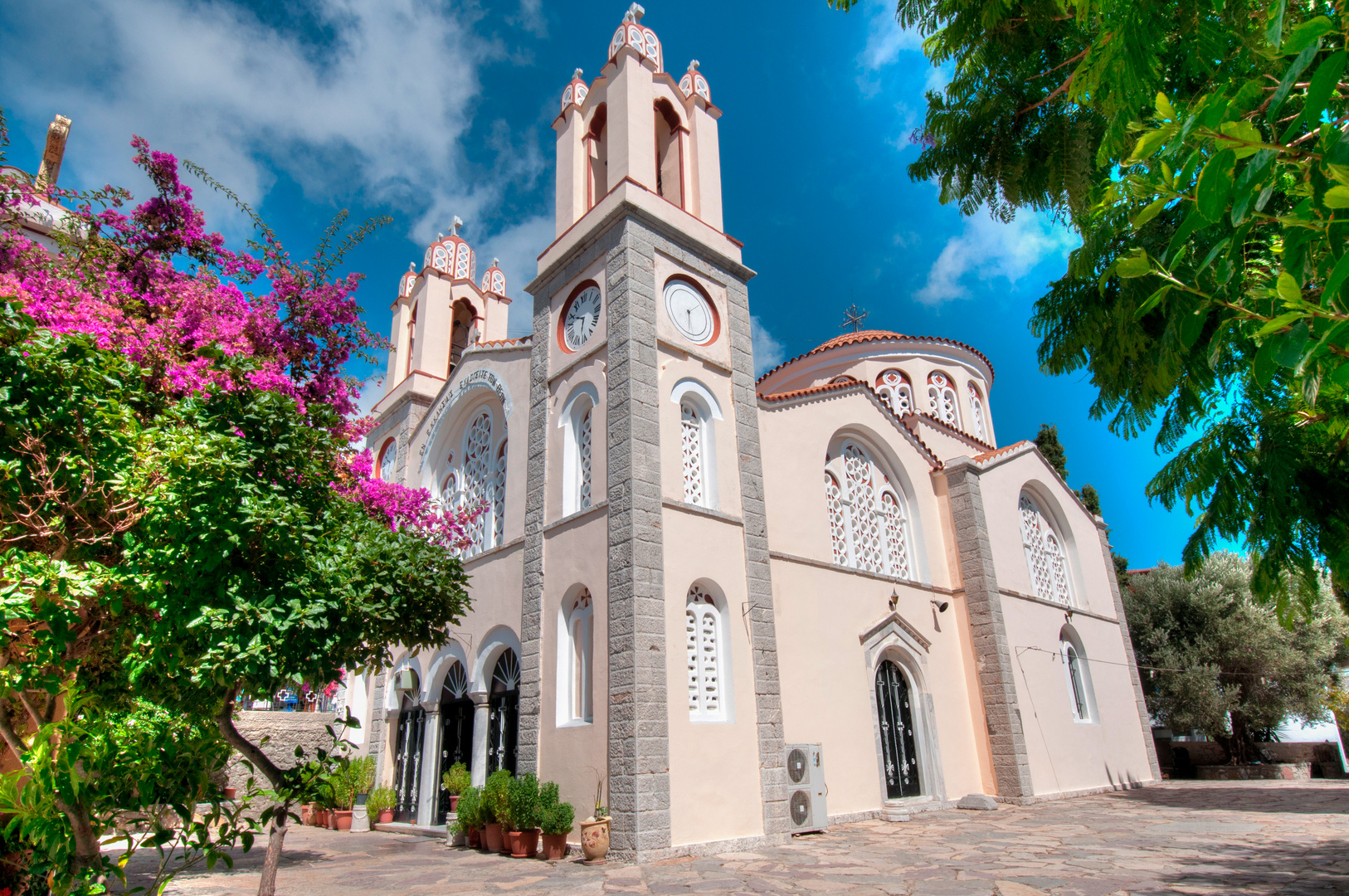 Schöne Kirche in Siana (Rhodos)