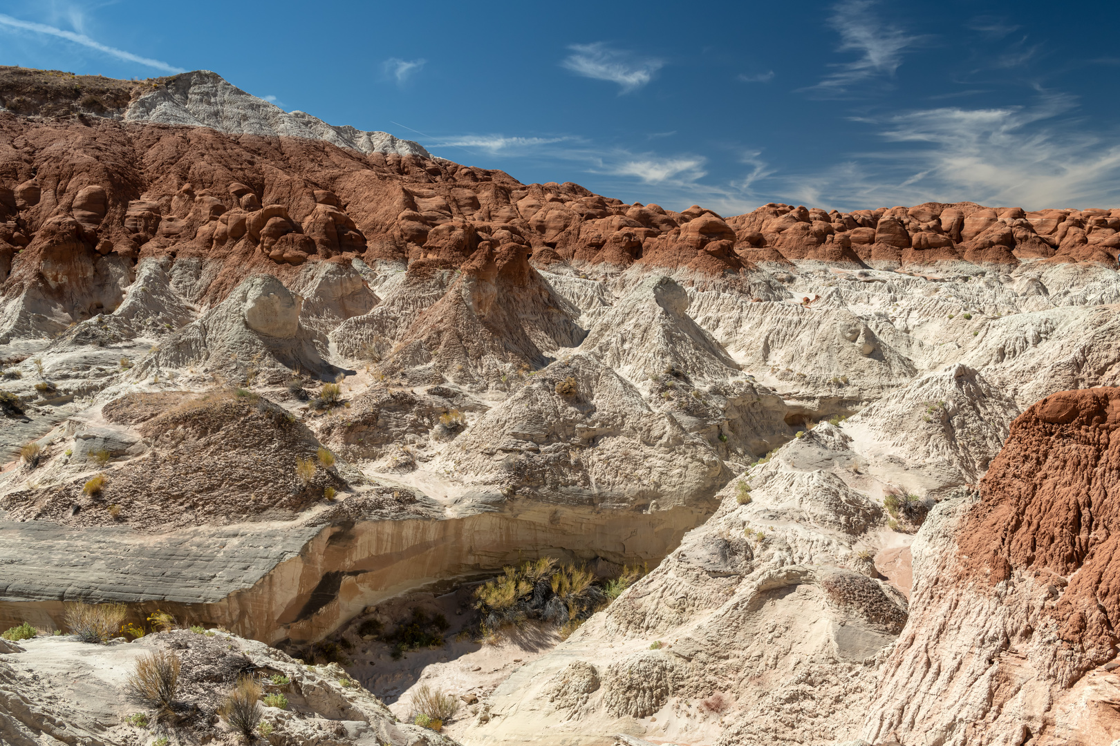 Schöne Landschaft bei den Toadstool Hoodoos