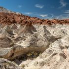 Schöne Landschaft bei den Toadstool Hoodoos