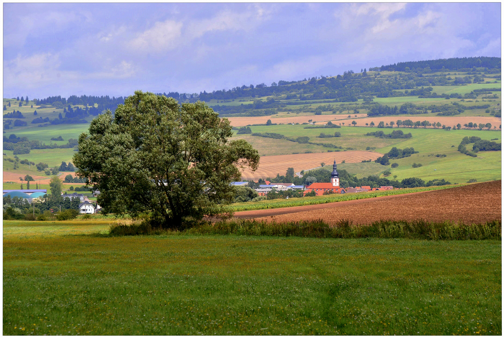 schöne Landschaft  (bonito paisaje alrededor de mi pueblo )