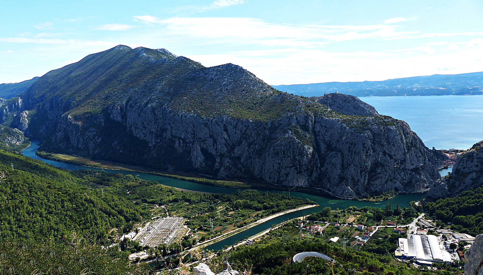 Schöne Landschaft Kroatiens