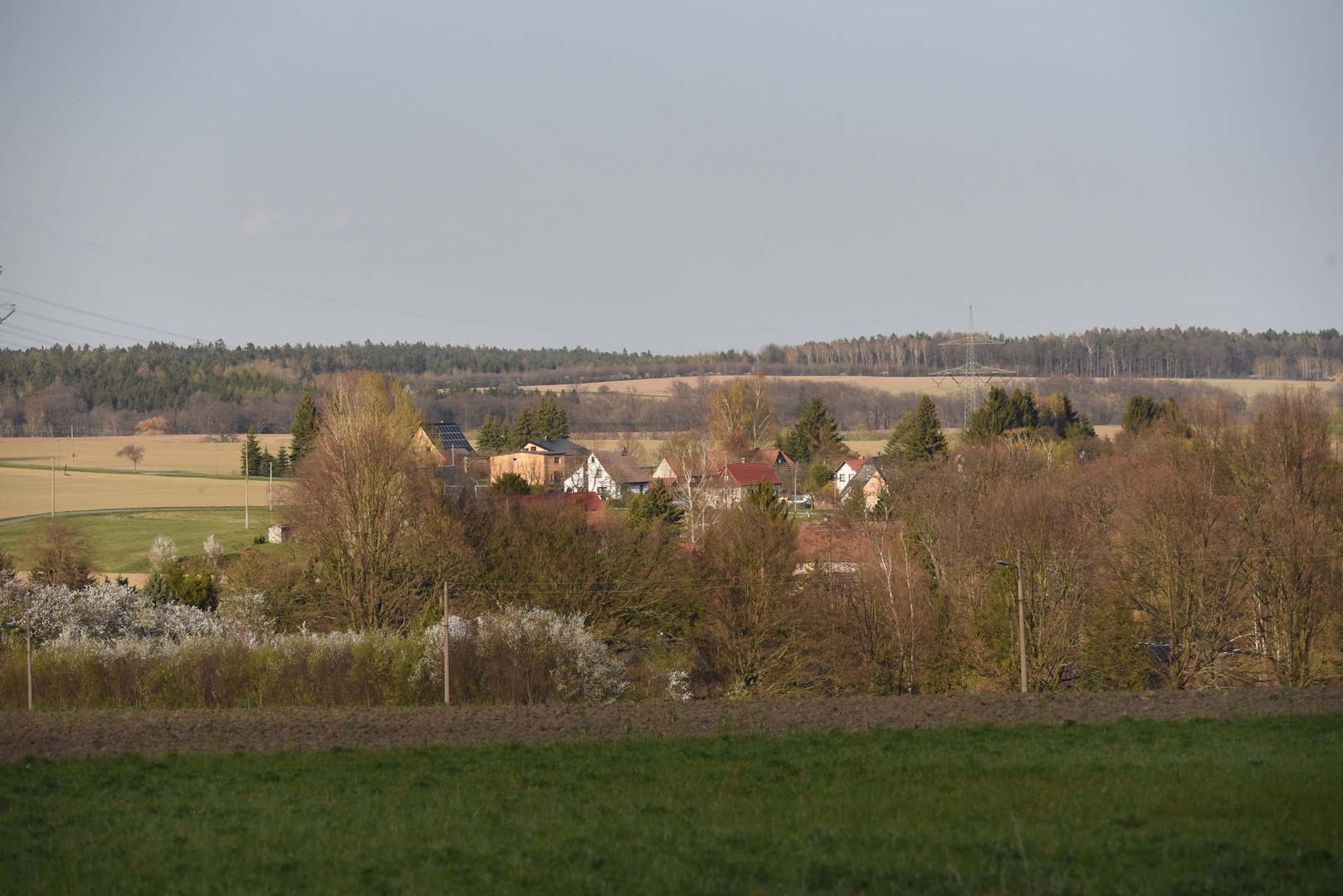 Schöne Oberlausitz, Blick auf Berthelsdorf