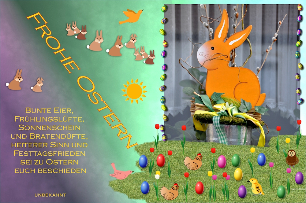 schöne Osterfeiertage Foto & Bild karten und kalender, osterkarten