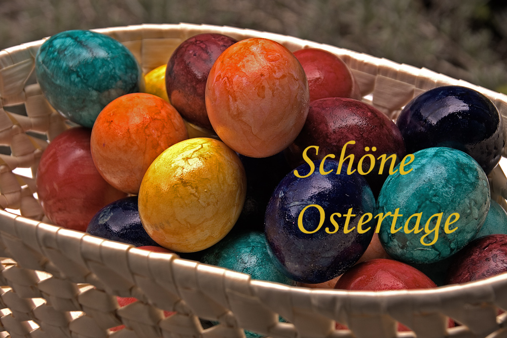 Schöne Ostertage....