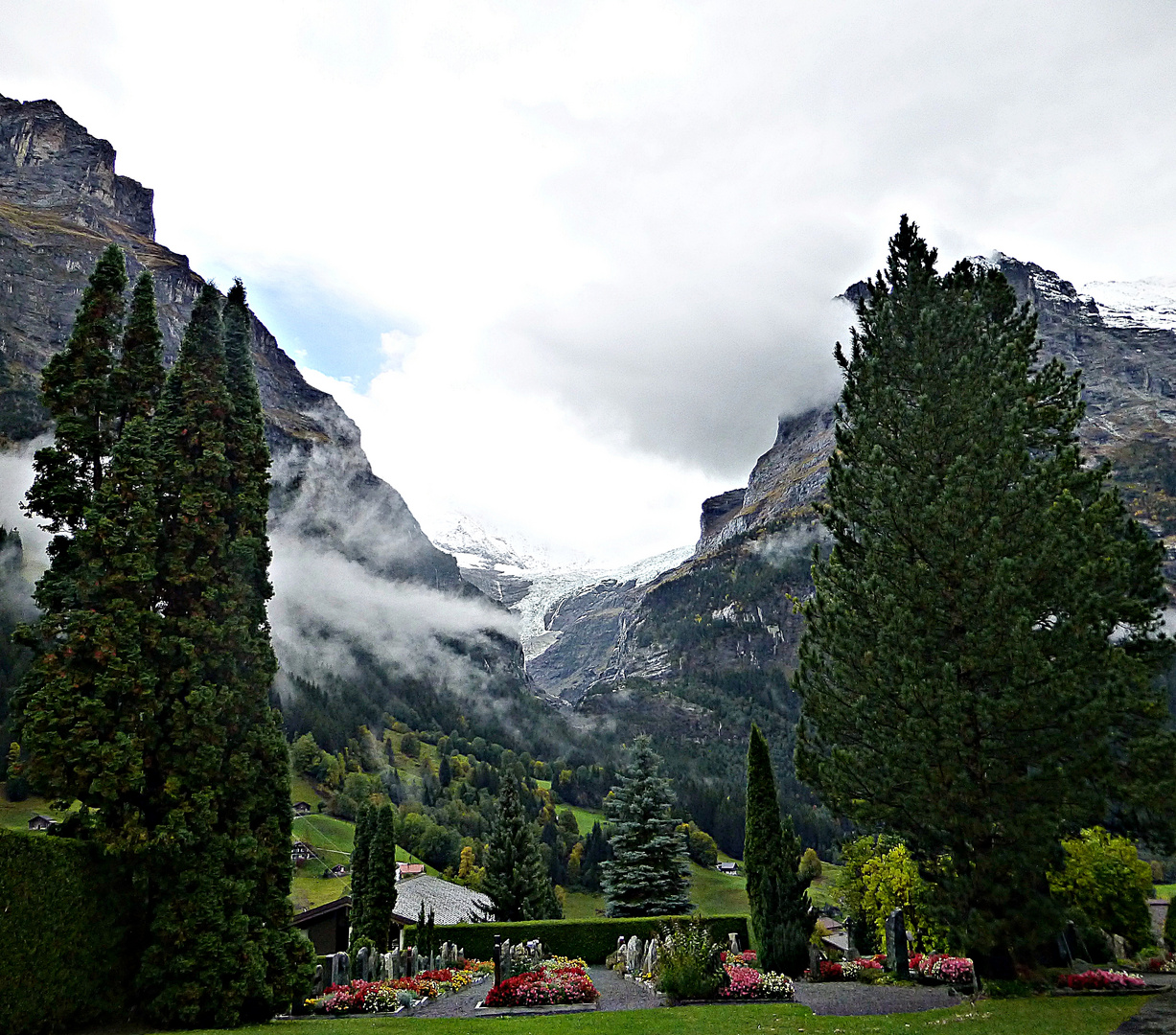 schöne Parklandschaft