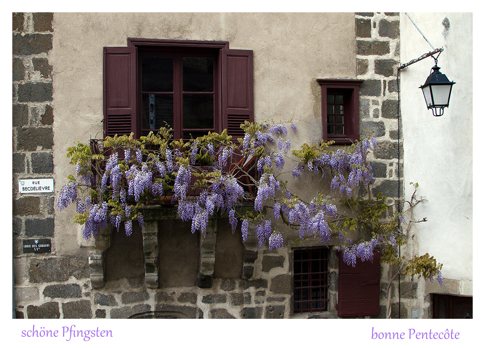 schöne Pfingsten - bonne Pentecôte