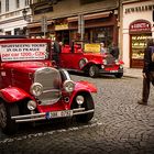 Schöne Retroautos in Prag