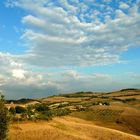 Schöne trockene Toscana