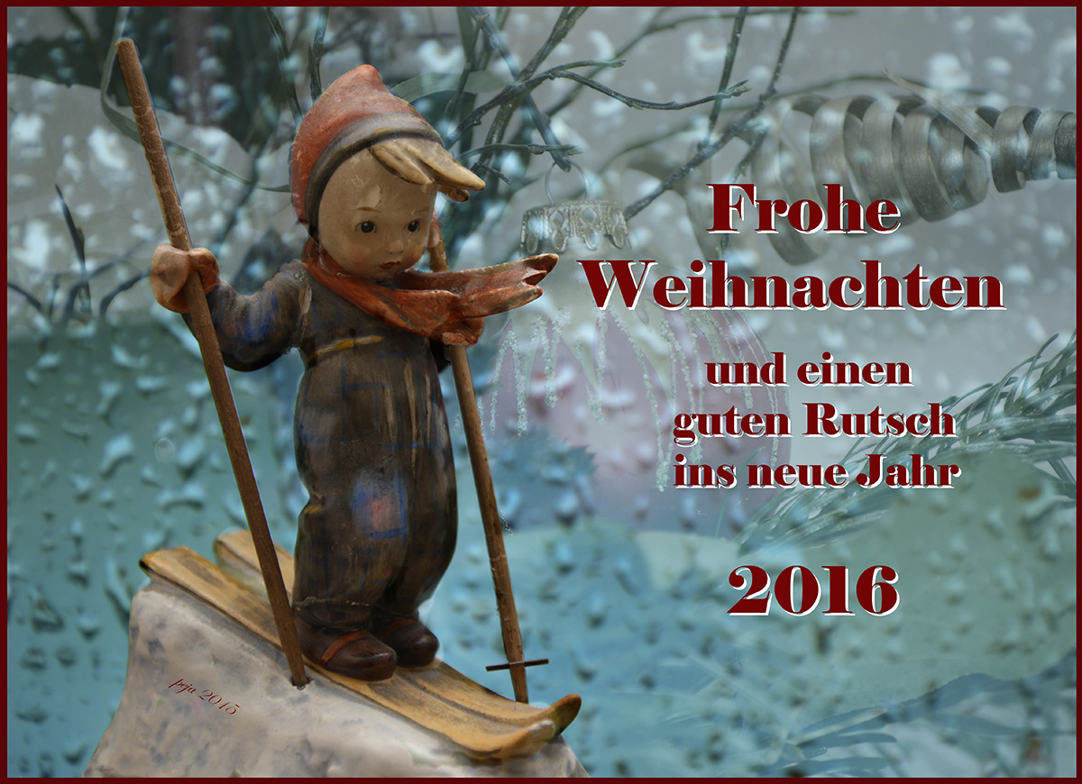 Schöne Weihnachten und ein gutes neues Jahr 2016