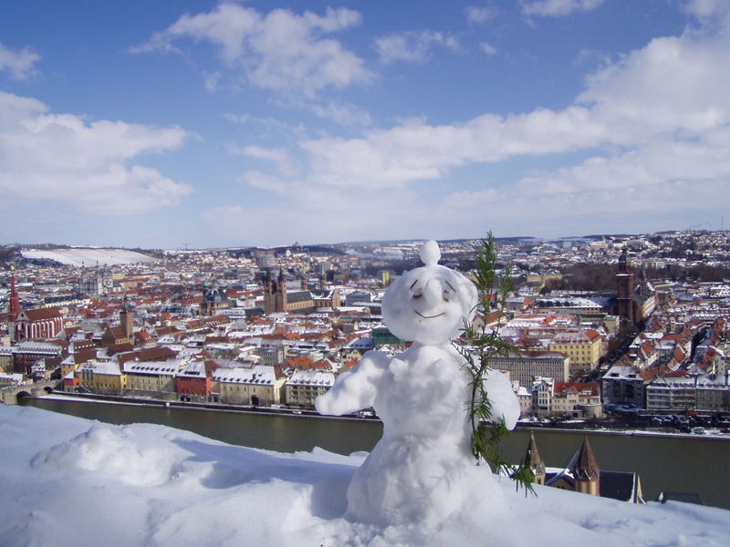 Schöne Weihnachten und einen guten Rutsch aus Würzburg