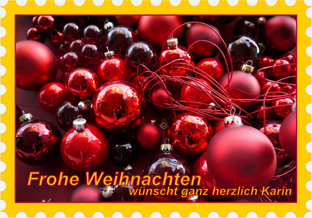 Schöne Weihnachts-Feiertage.....