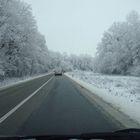 Schöne Winterlandschaft in Kroatien