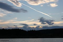 schöne Wolken Stimmung am Faaker See