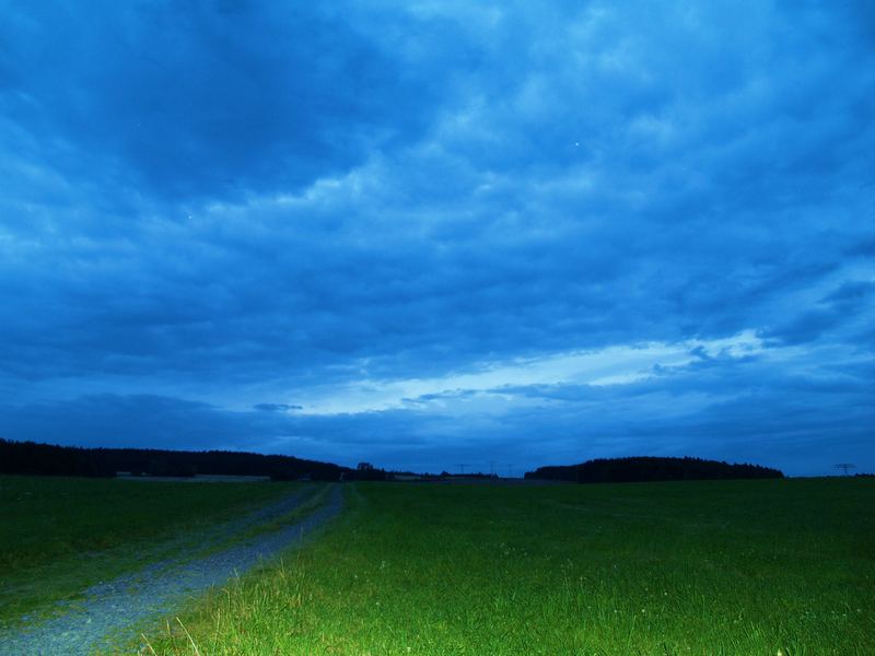 Schöne Wolkenformation