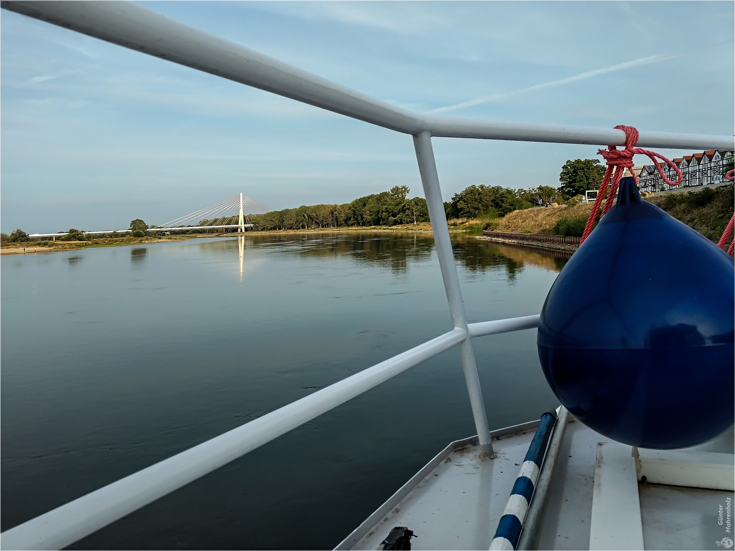 Schönebeck: Blick zur Elbauenbrücke