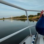 Schönebeck: Blick zur Elbauenbrücke