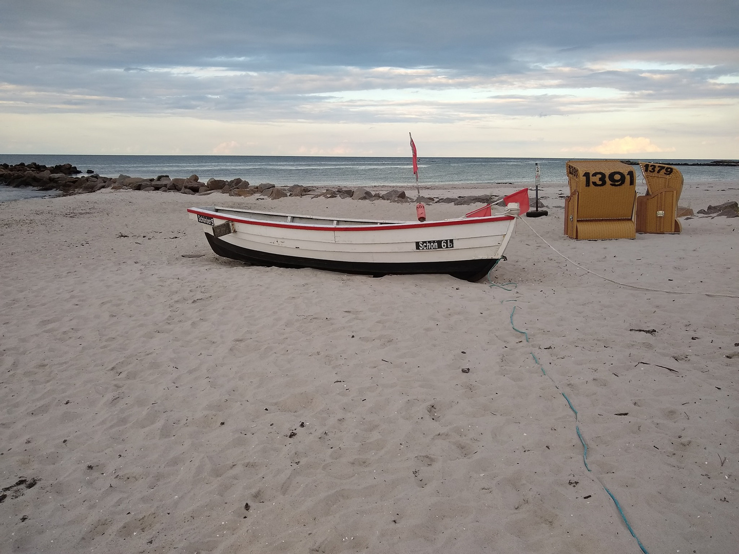 Schöneberger Strand  Bootsmotiv